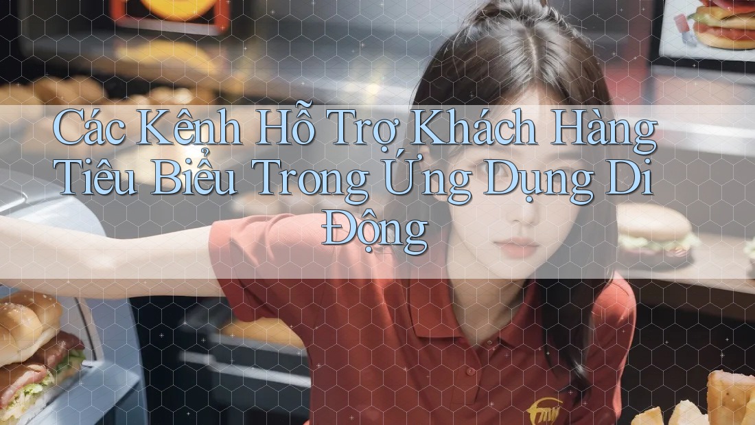 Các Kênh Hỗ Trợ Khách Hàng Tiêu Biểu Trong Ứng Dụng Di Động