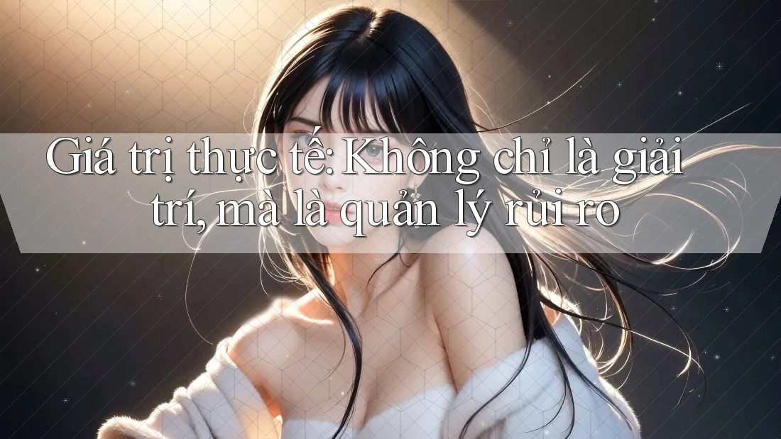Giá trị thực tế: Không chỉ là giải trí, mà là quản lý rủi ro