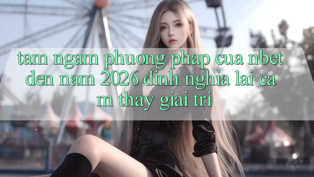 Tầm Ngắm Phương pháp Của NBET Đến Năm 2026: Định Nghĩa Lại Cảm thấy Giải Trí
